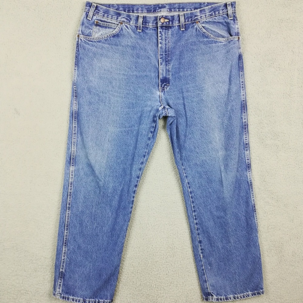 Dickies Mens Jeans Relaxed Fit Straight Leg Blue Denim Medium Wash 44x32